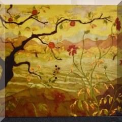 A12. Apple Tree with Red Fruit by Paul Ranson canvas print. 35”x 48” - $85 